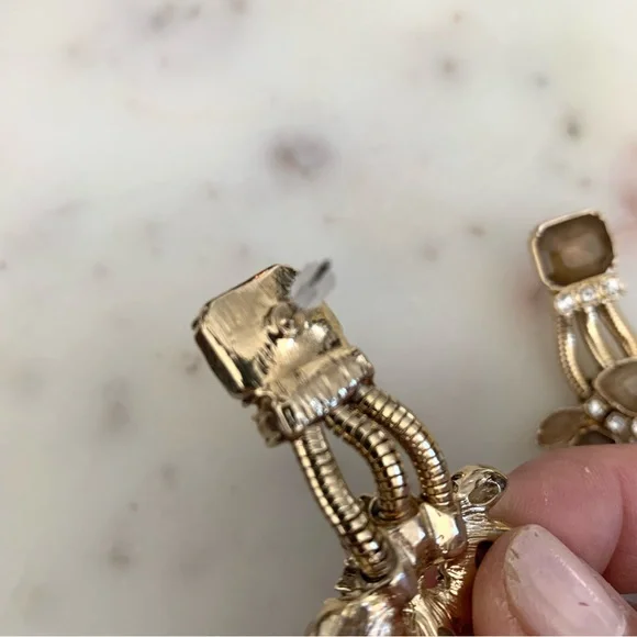 J Crew bold & gorgeous style earrings!! Neutral go with everything col… - Picture 8 of 8